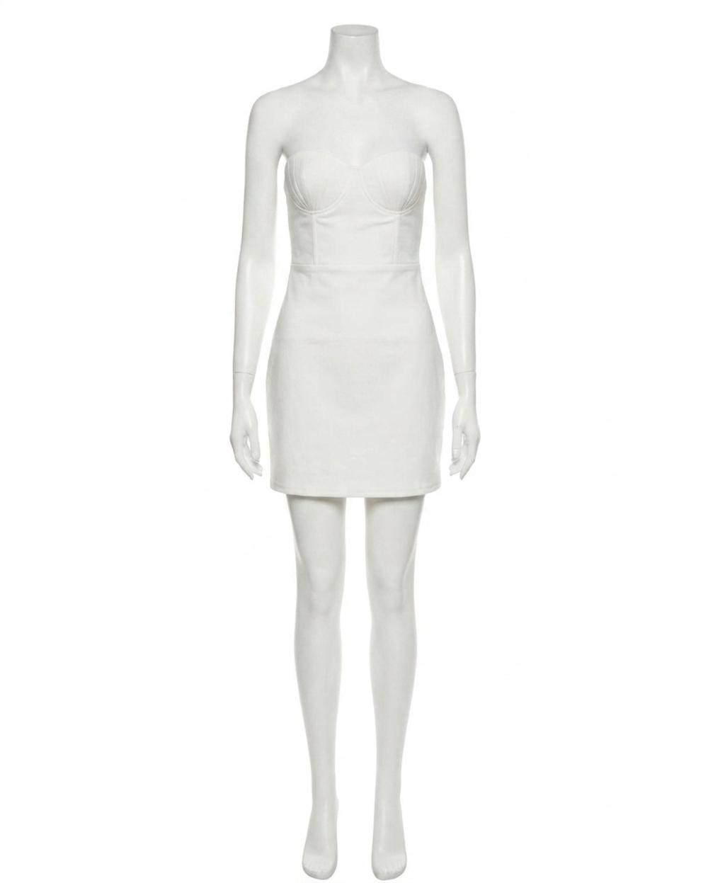 NEW LINE AND DOT fable mini dress in white